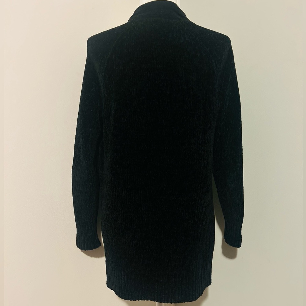 Loft Women's Black Chenille Open Cardigan Sweater, Size Small. - Picture 12 of 12